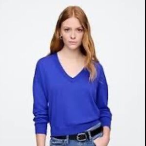 Doublju Royal Blue Knit Top size 2XL